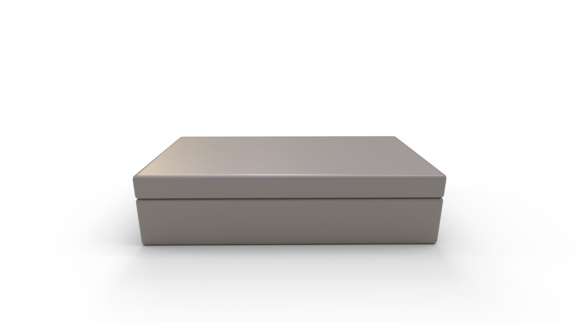 Dolly Small Textured Silver Box 3D model_7