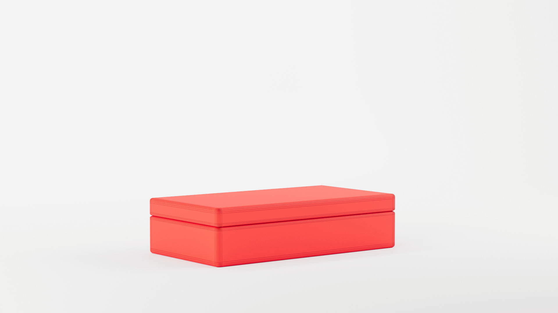 Dolly Small Textured Silver Box 3D model_9