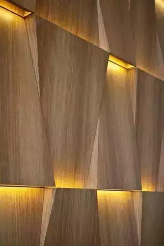 3d lighted wall 3D model