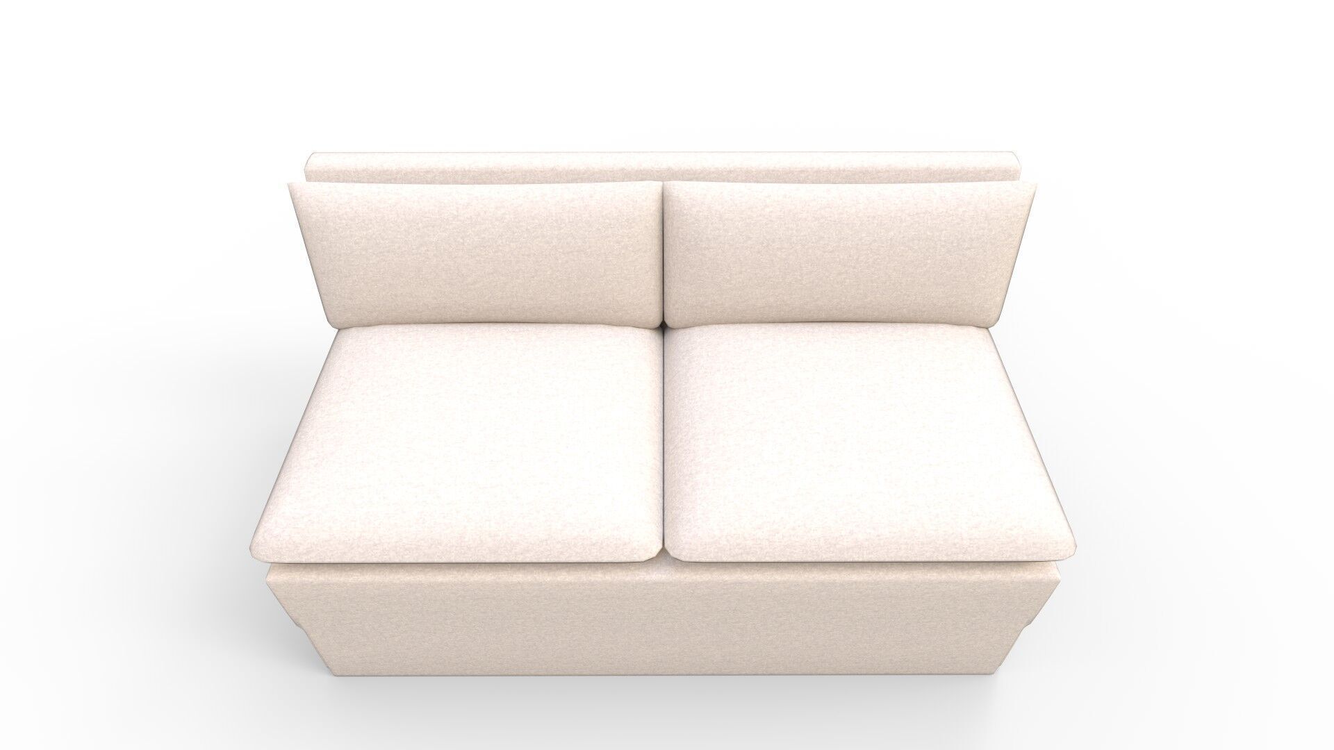 Belmar Slipcovered Dining Banquette Bench 3D model_6