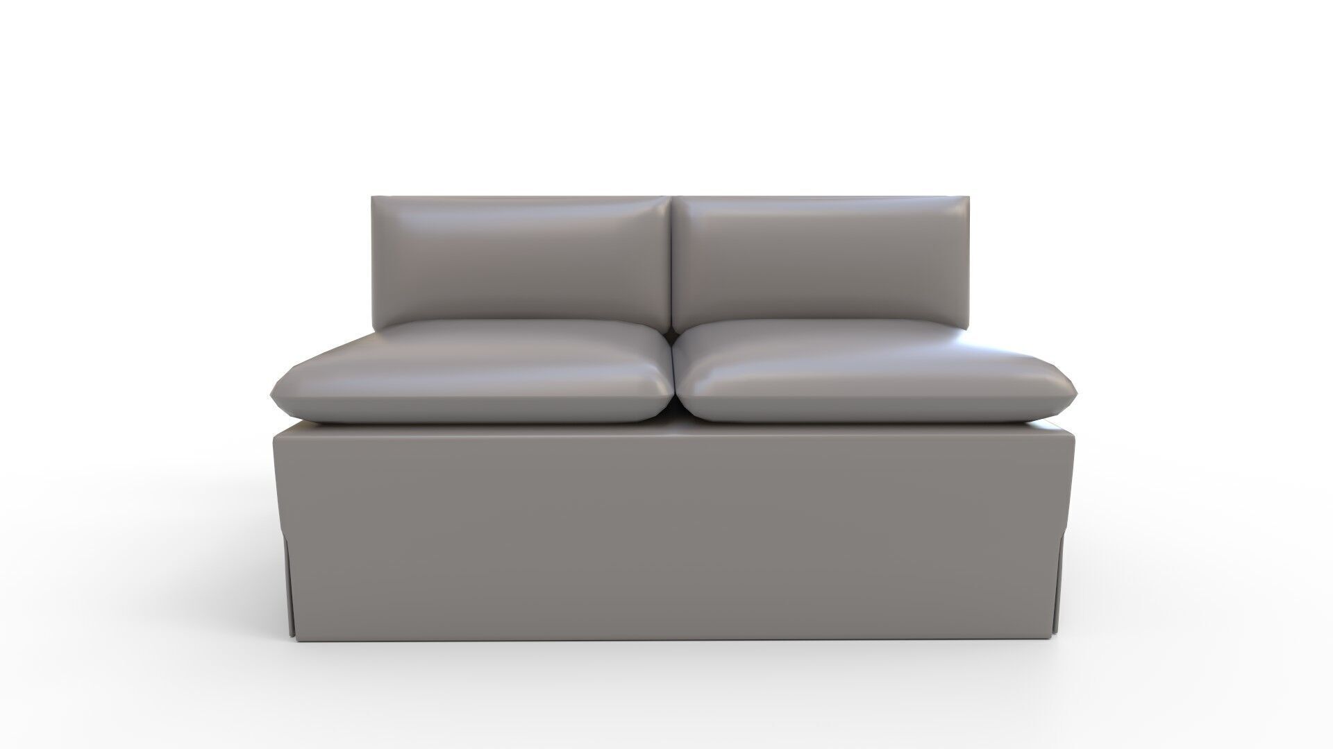 Belmar Slipcovered Dining Banquette Bench 3D model_8