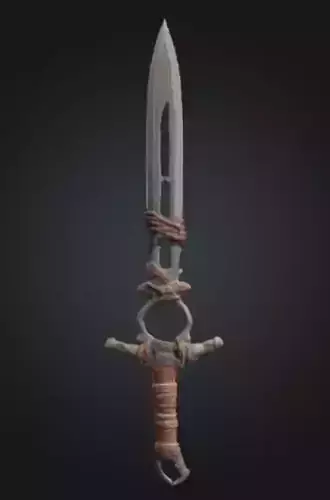 ACIENT SWORD Low-poly 3D model