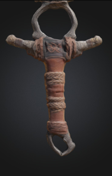 ACIENT SWORD Low-poly 3D model_5