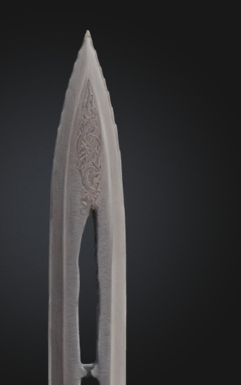 ACIENT SWORD Low-poly 3D model_3