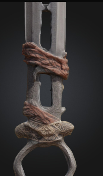 ACIENT SWORD Low-poly 3D model_2