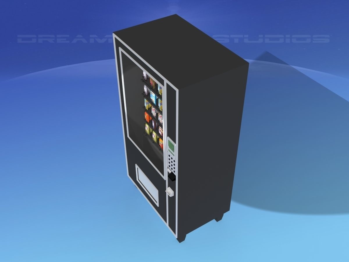 Snack Vending Machine 3D model_10