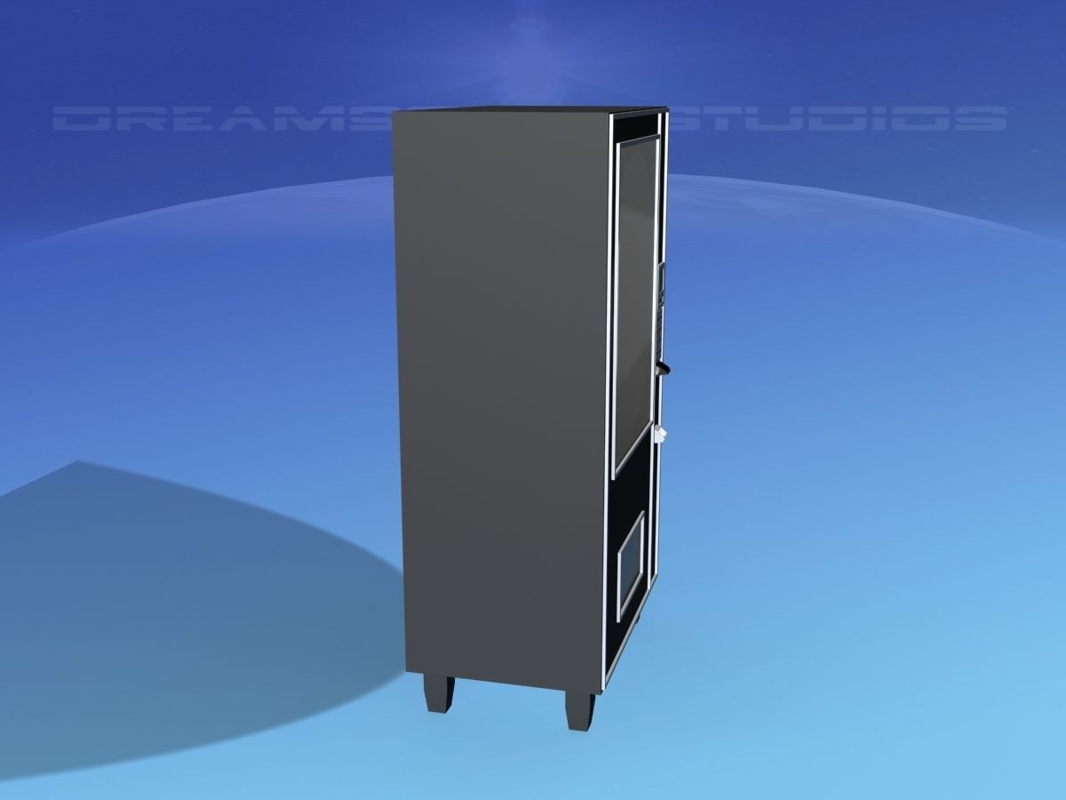 Snack Vending Machine 3D model_4