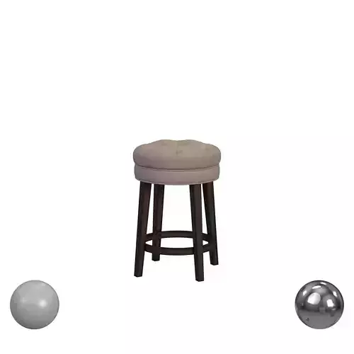 Krauss Backless Swivel Counter Height Stool