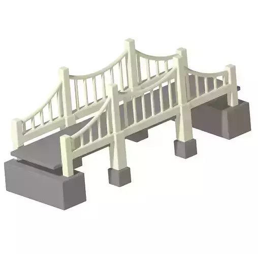 Premium Suspension Bridge 3D print model