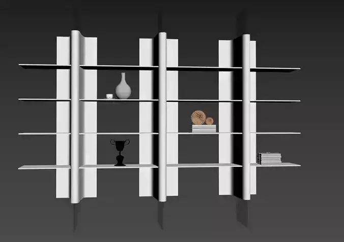 Wall Shelf  3D Model Inspired Recreation 3D model