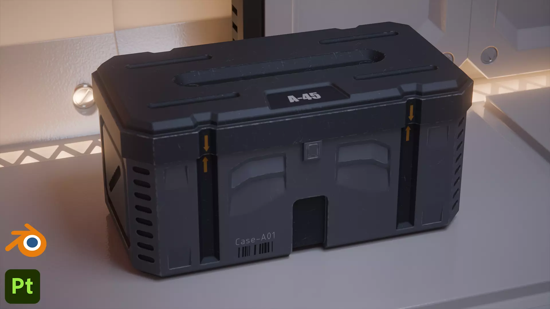 Scifi-Crate 3D model_0