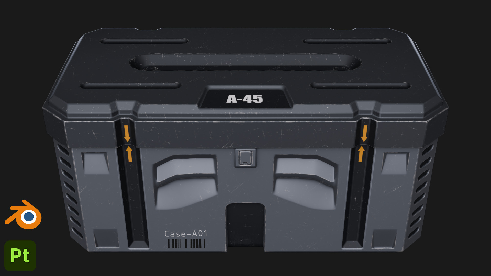 Scifi-Crate 3D model_4