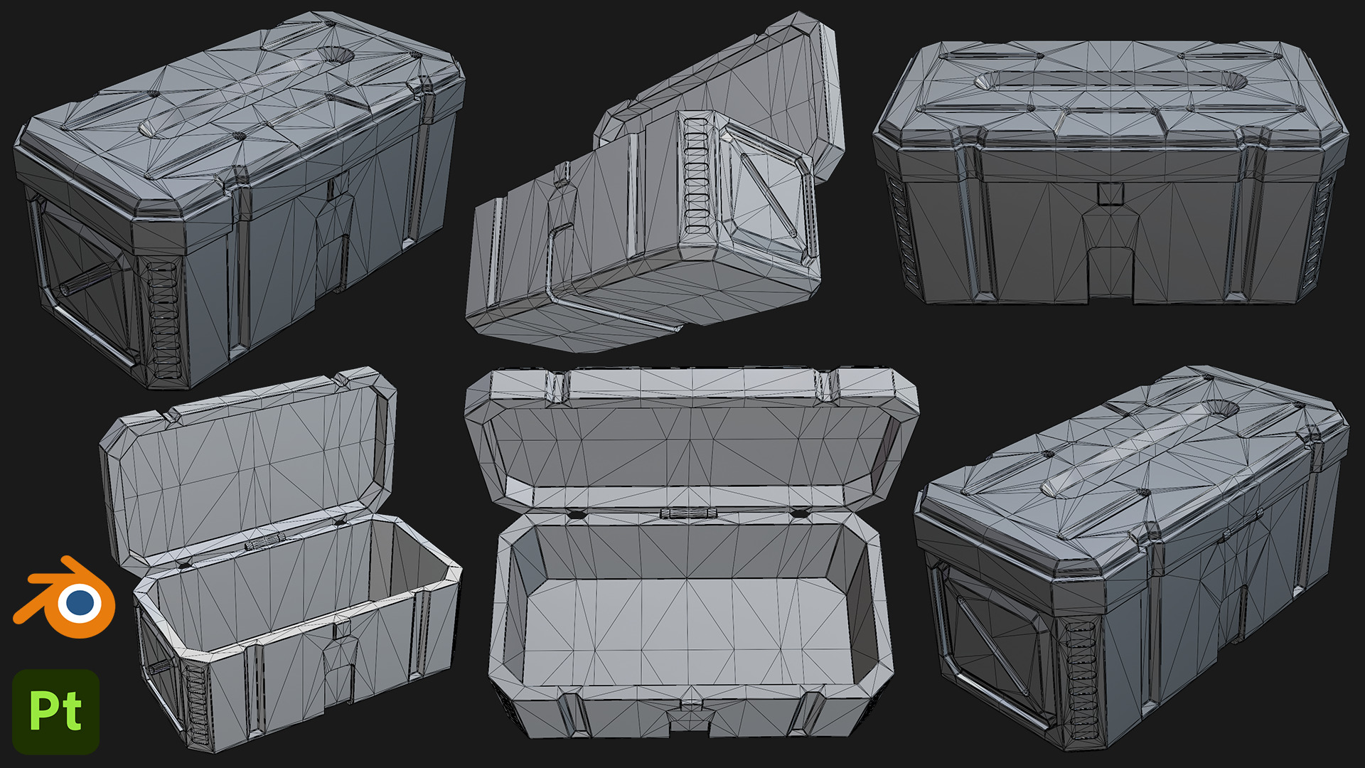Scifi-Crate 3D model_3