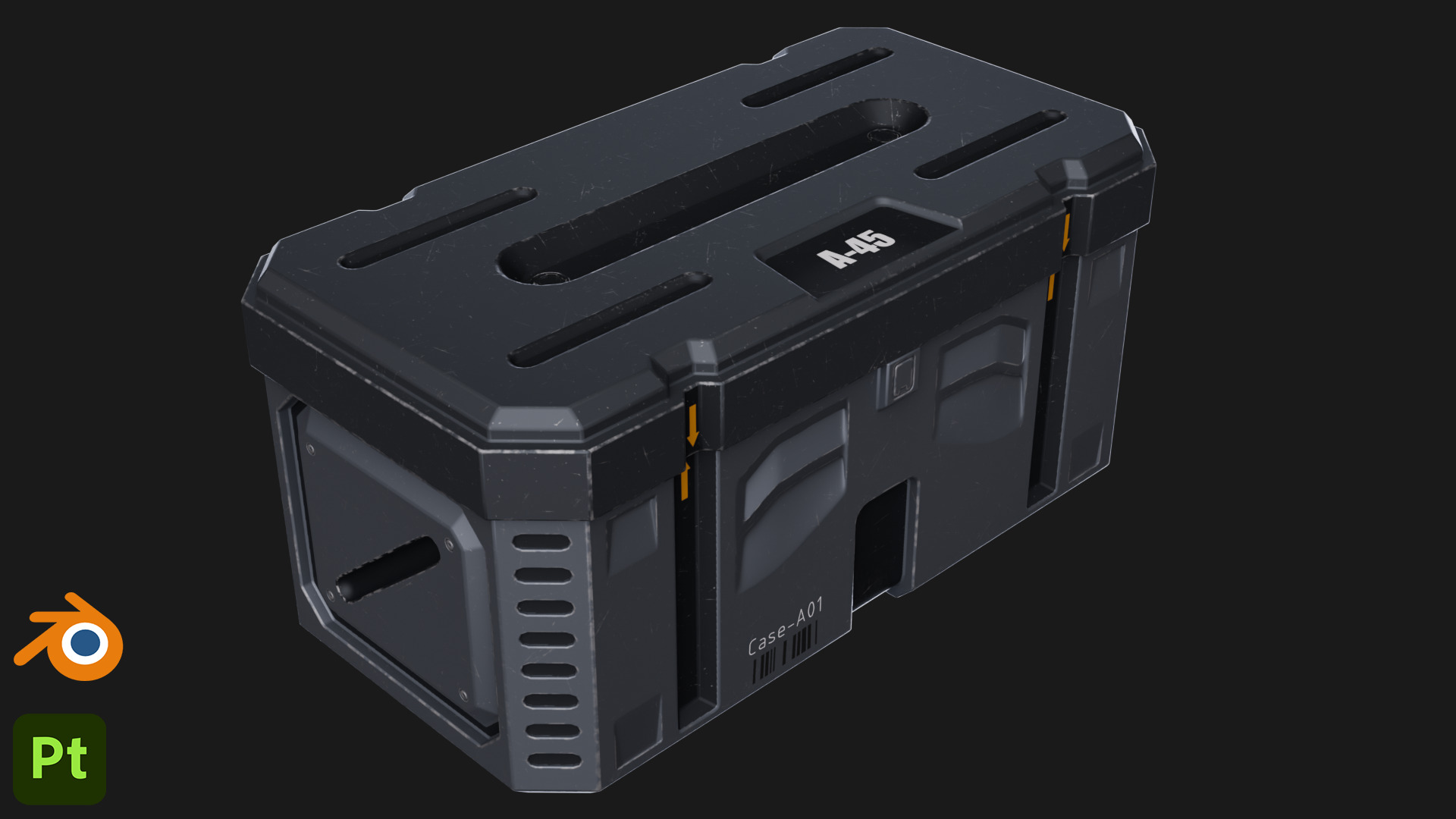 Scifi-Crate 3D model_5