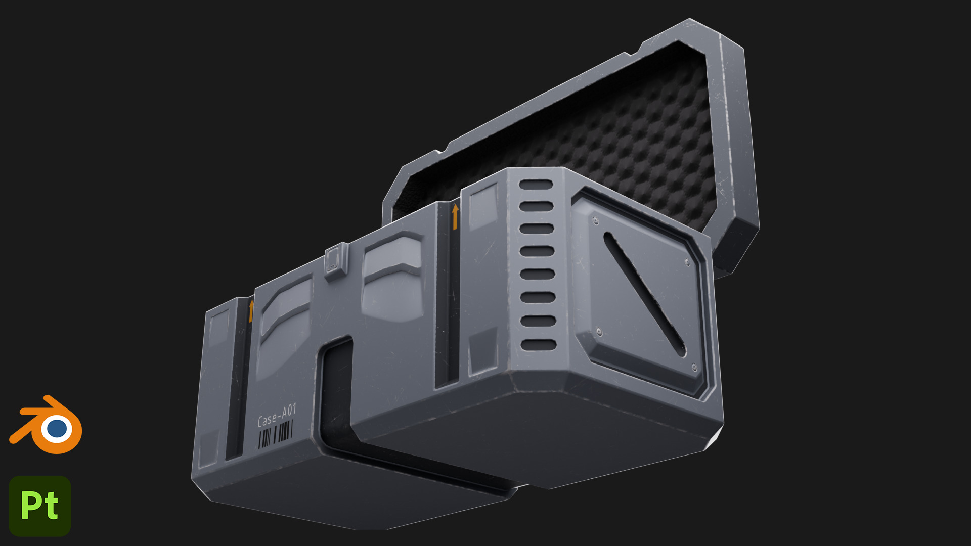Scifi-Crate 3D model_9
