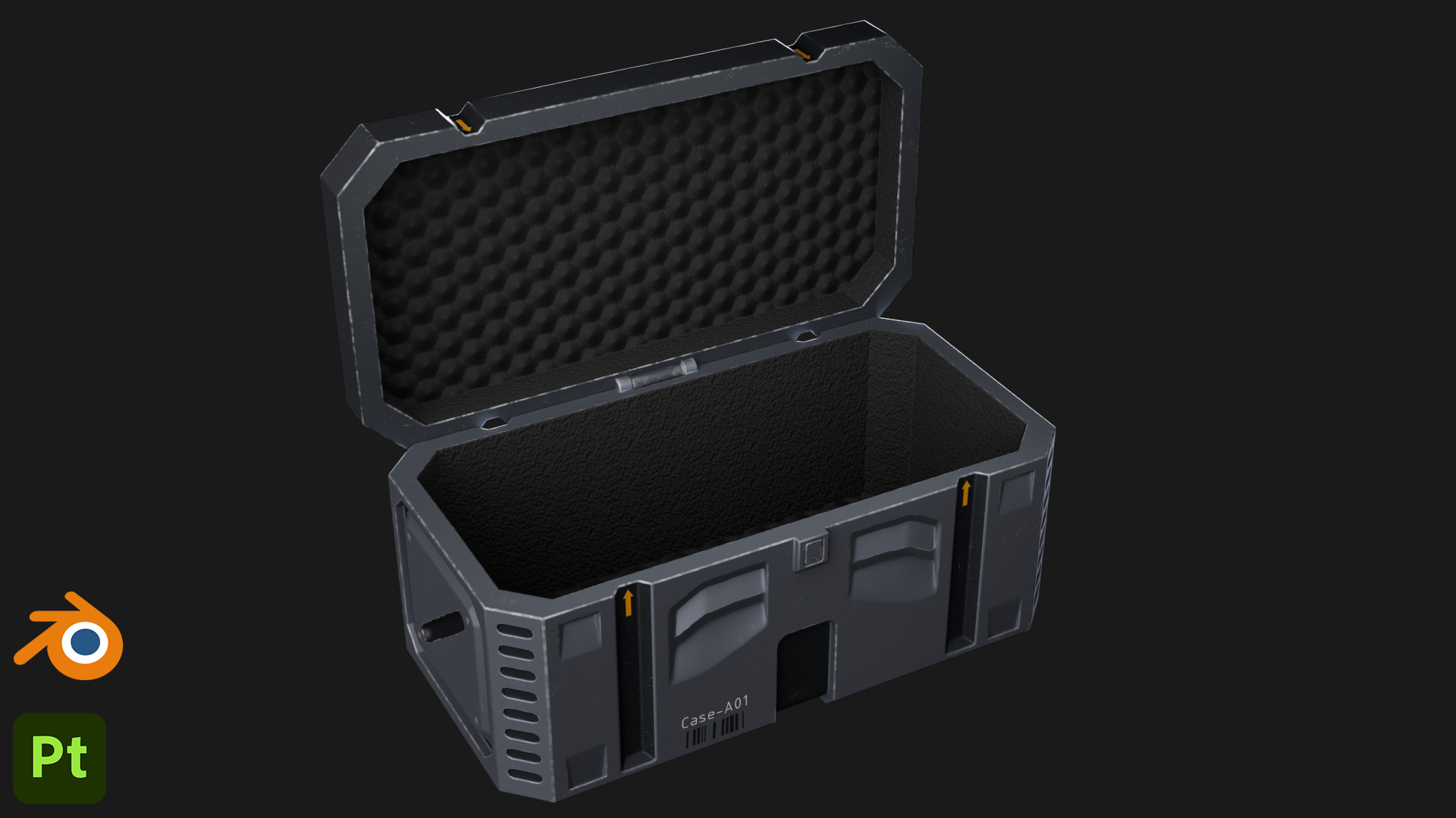 Scifi-Crate 3D model_7