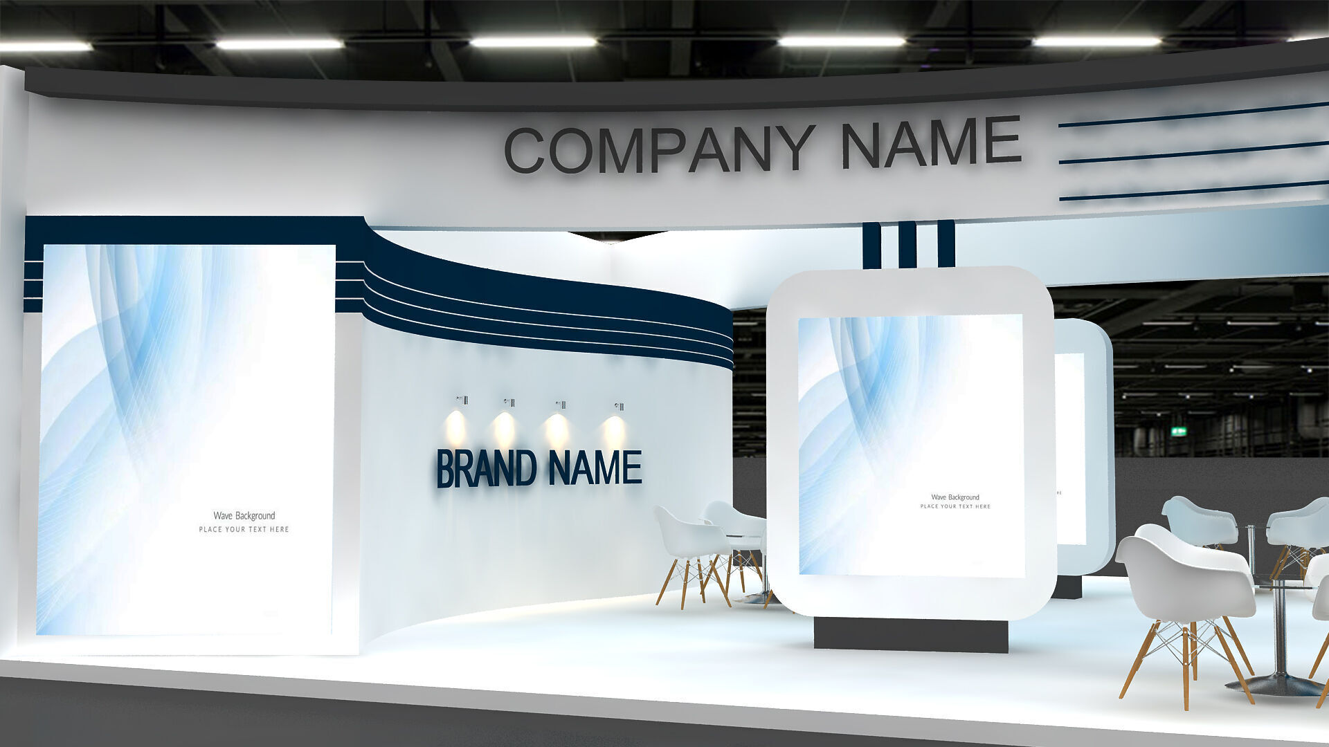Exhibition and Booth 3D model_4