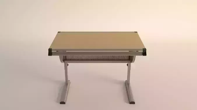 DESK---Drawing Rigged Object 3D model