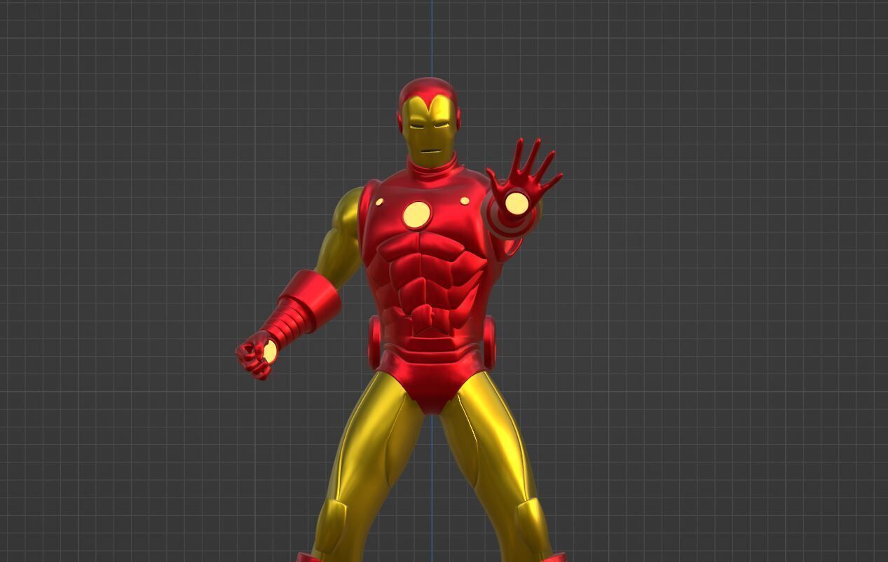 Ironman Classic - Marvel Comic 3D model_7