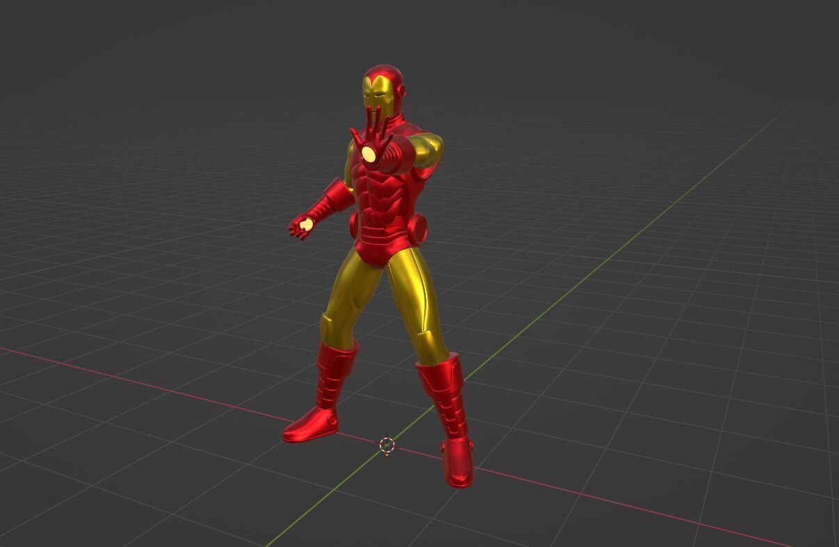 Ironman Classic - Marvel Comic 3D model_4