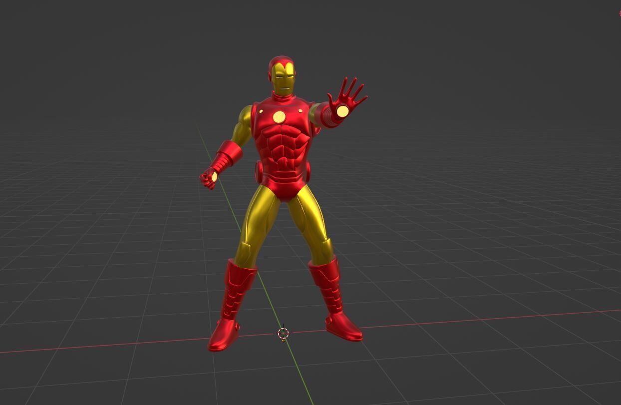 Ironman Classic - Marvel Comic 3D model_3