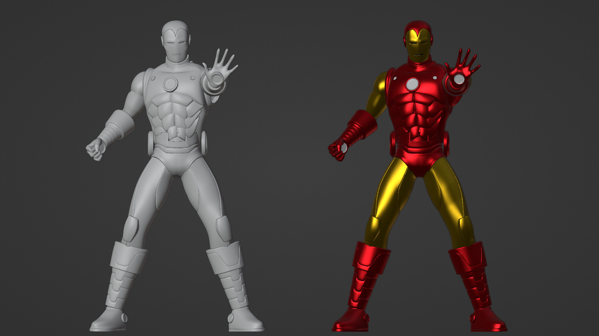 Ironman Classic - Marvel Comic 3D model_17