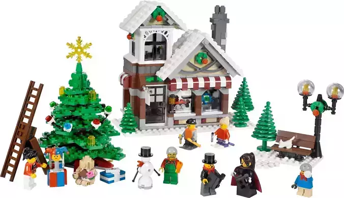 Wikibricks3D - 10199 Winter Toy Shop 3D print model