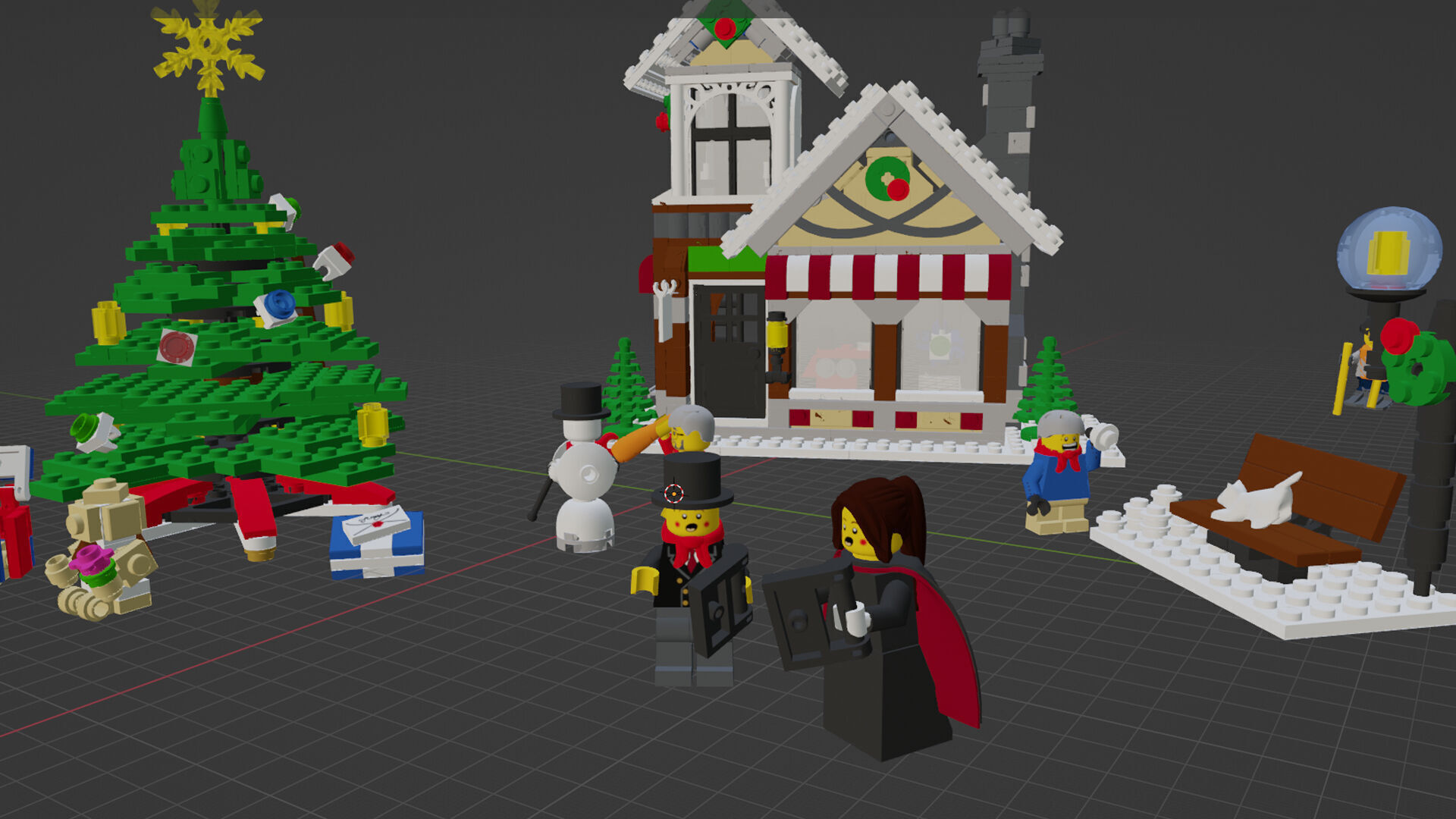 Wikibricks3D - 10199 Winter Toy Shop 3D print model_1