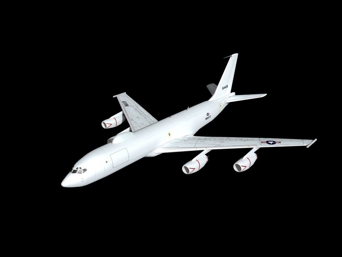 Boeing 707-E6B Mercury 3D model_21