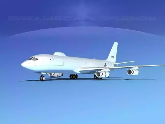 Boeing 707-E6B Mercury 3D model