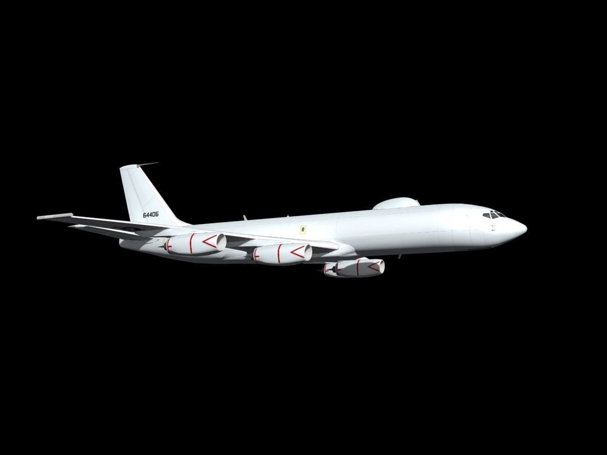 Boeing 707-E6B Mercury 3D model_14