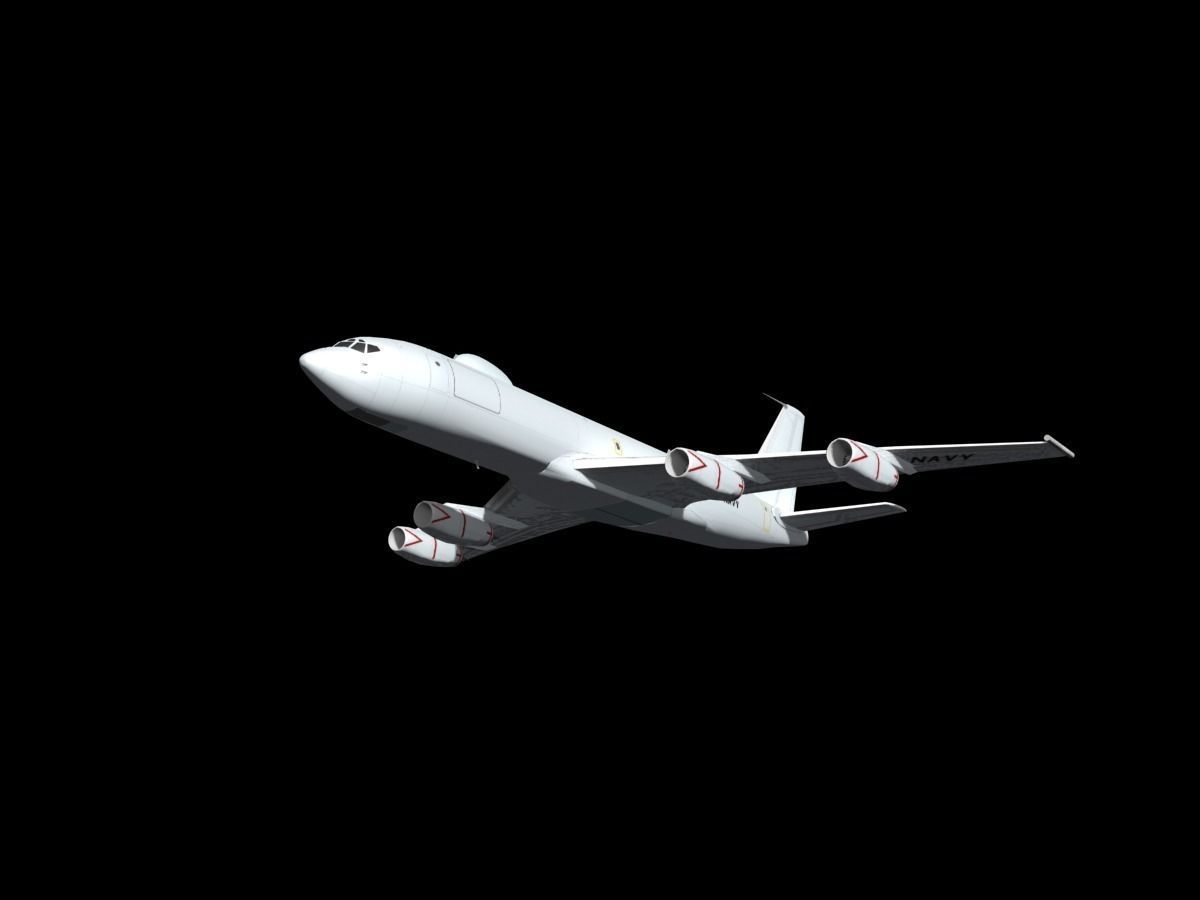 Boeing 707-E6B Mercury 3D model_11