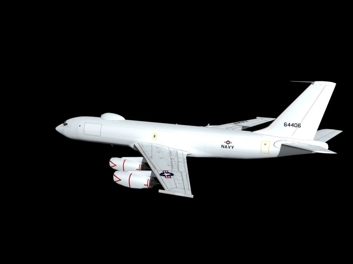 Boeing 707-E6B Mercury 3D model_19