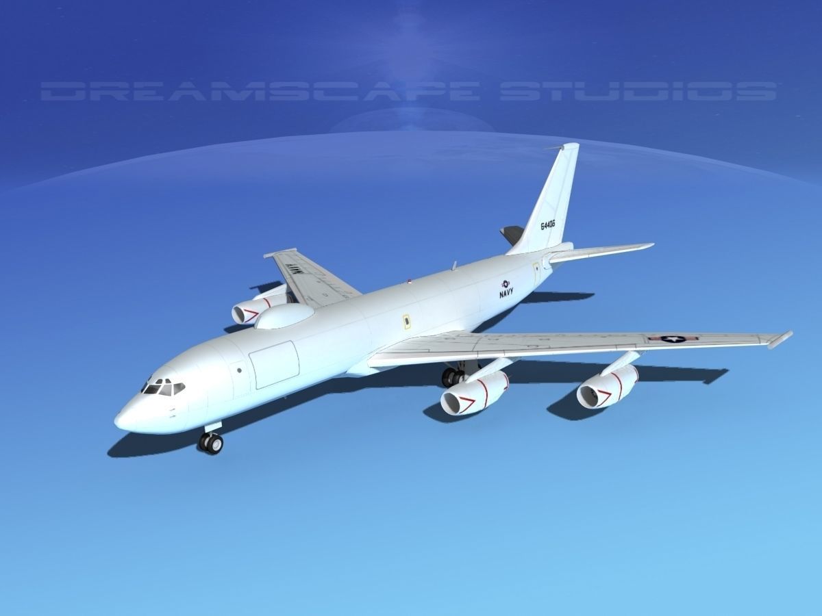 Boeing 707-E6B Mercury 3D model_10