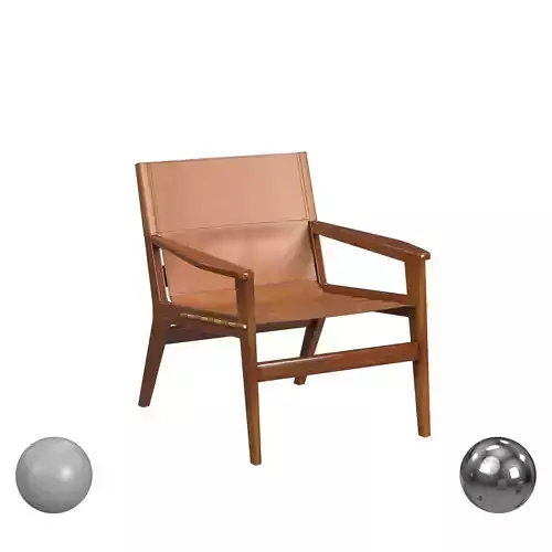 Culkin Leather Sling Chair