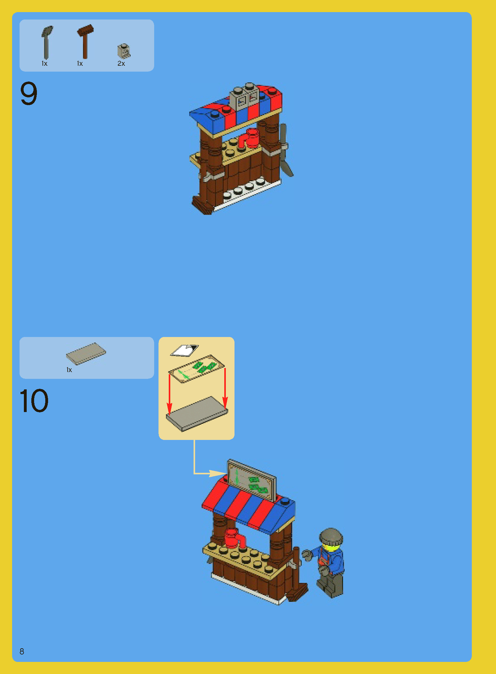 Wikibricks3D - 10216 Winter Village Bakery 3D print model_21