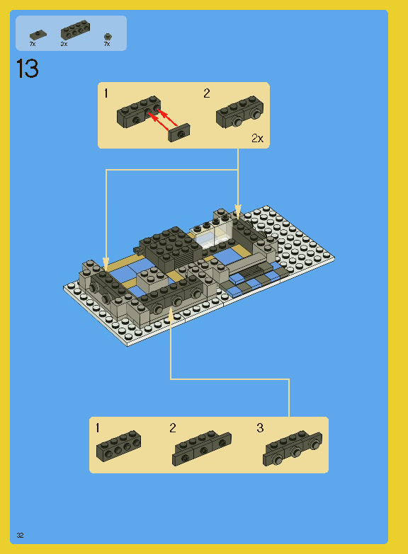 Wikibricks3D - 10216 Winter Village Bakery 3D print model_45