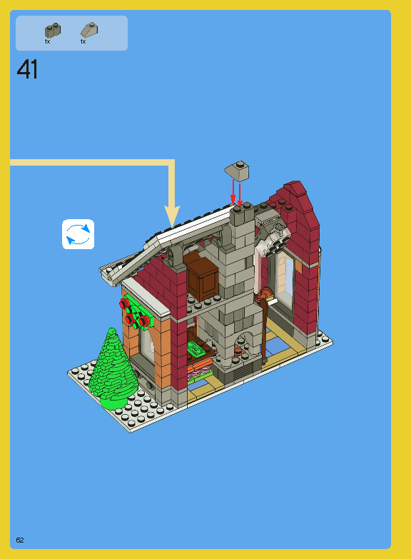 Wikibricks3D - 10216 Winter Village Bakery 3D print model_75