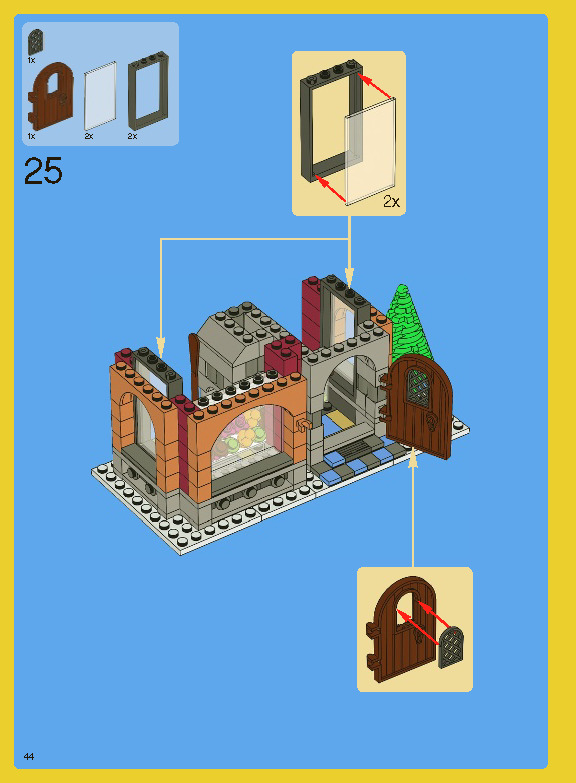 Wikibricks3D - 10216 Winter Village Bakery 3D print model_57