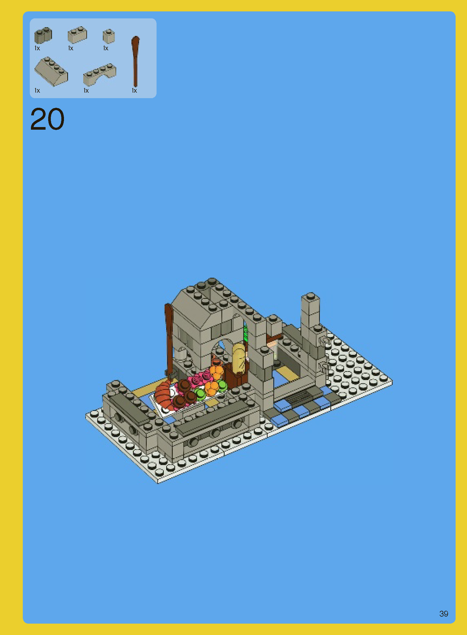 Wikibricks3D - 10216 Winter Village Bakery 3D print model_52