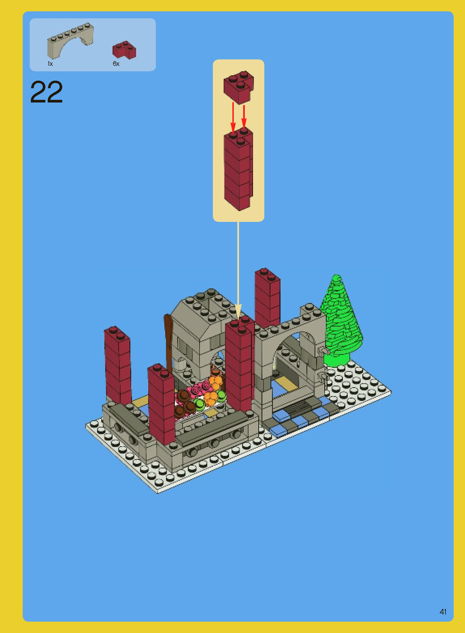 Wikibricks3D - 10216 Winter Village Bakery 3D print model_54