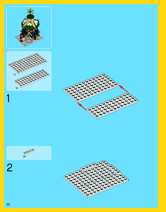 Wikibricks3D - 10222 Winter Village Post Office 3D print model_35