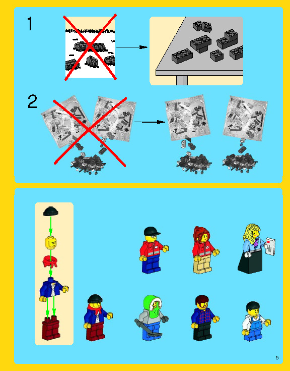 Wikibricks3D - 10222 Winter Village Post Office 3D print model_20