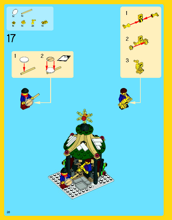 Wikibricks3D - 10222 Winter Village Post Office 3D print model_43