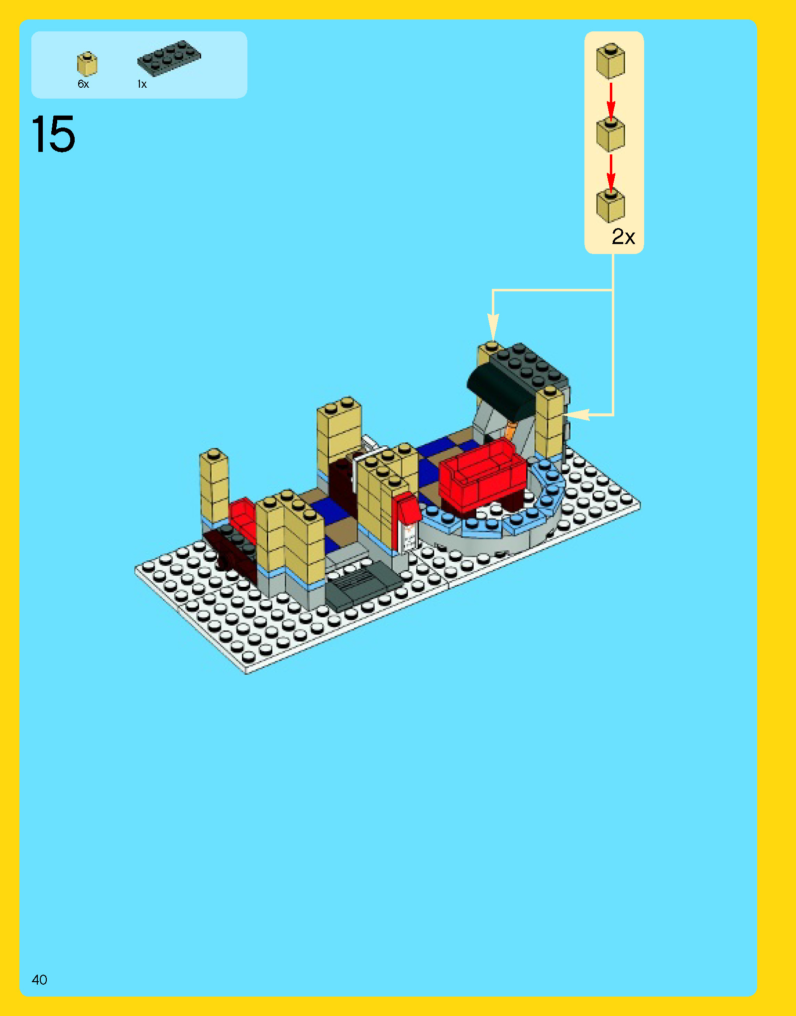 Wikibricks3D - 10222 Winter Village Post Office 3D print model_55