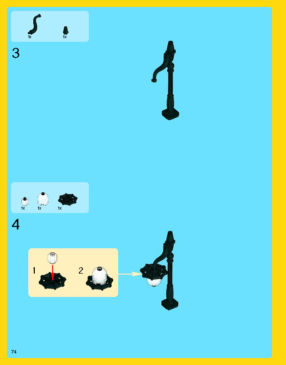 Wikibricks3D - 10222 Winter Village Post Office 3D print model_89