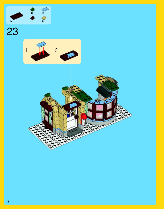 Wikibricks3D - 10222 Winter Village Post Office 3D print model_63