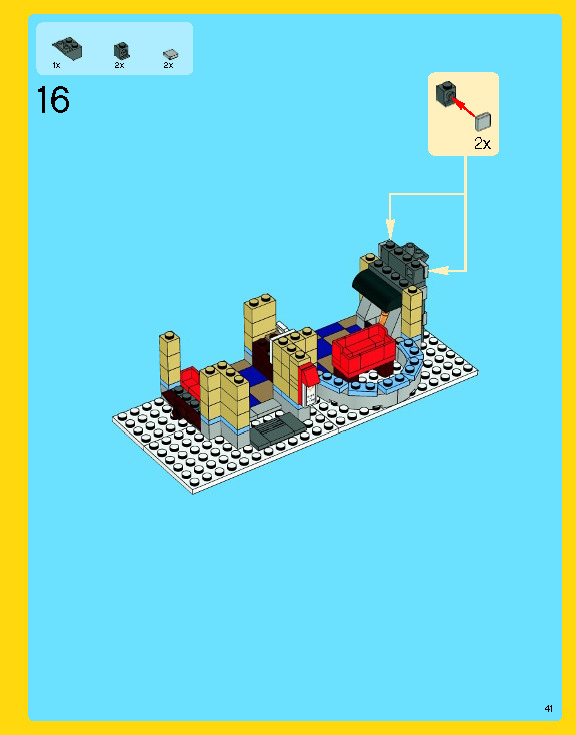 Wikibricks3D - 10222 Winter Village Post Office 3D print model_56