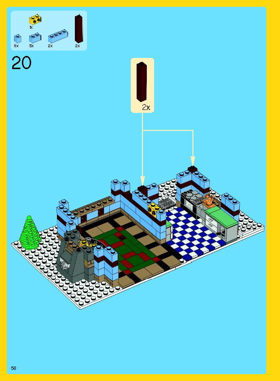 Wikibricks3D - 10229 Winter Village Cottage 3D print model_67