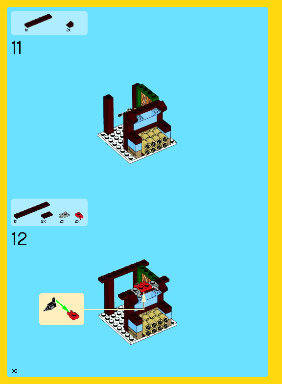 Wikibricks3D - 10229 Winter Village Cottage 3D print model_39